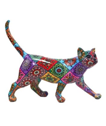 Figura de Gato Resina Decorativa para Hogar y Oficina