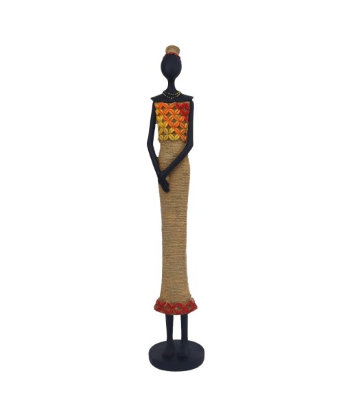 Figura Africana de Resina para Decoración del Hogar y Colección Étnica