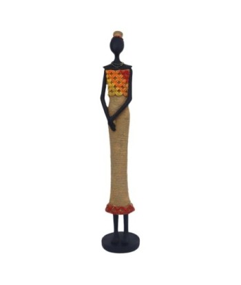 Figura Africana de Resina para Decoración del Hogar y Colección Étnica