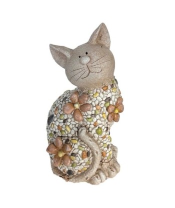 Figura de Gato Extensión de Magnesia para Decoración Rústica en el Hogar