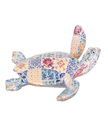 Tortuga hidráulico de resina azul para decoración del hogar y regalos originales