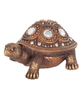 Tortuga dorada de resina para decoración del hogar y regalos originales