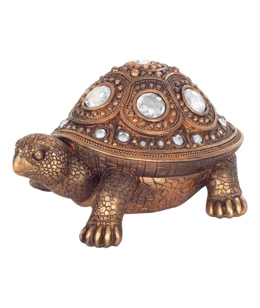 Tortuga dorada de resina para decoración del hogar y regalos originales