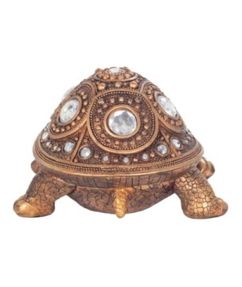 Tortuga dorada de resina para decoración del hogar y regalos originales