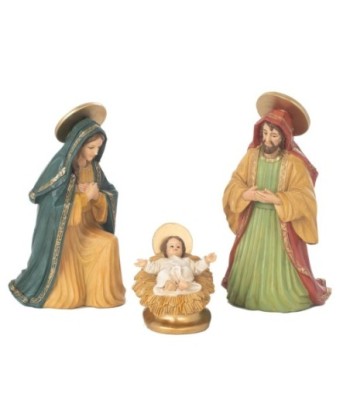 Nacimiento 3 pcs. Figuras Resina Navidad Decoración Hogar
