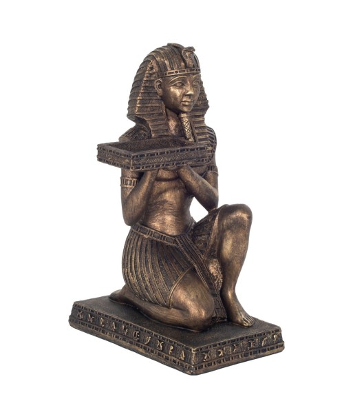 Figura decorativa del Rey Egipto en bronce de estilo clásico para tu hogar