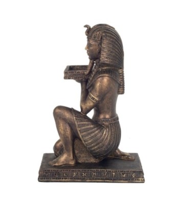 Figura decorativa del Rey Egipto en bronce de estilo clásico para tu hogar