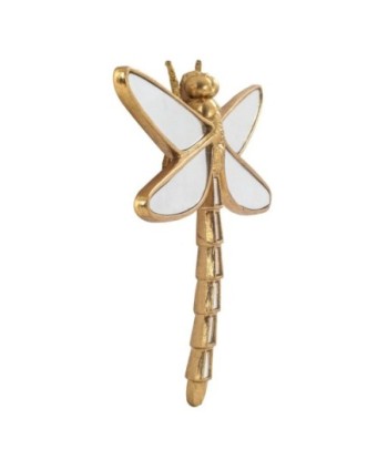 Adorno pared libelula con espejo dorado para decorar tu hogar con estilo y elegancia