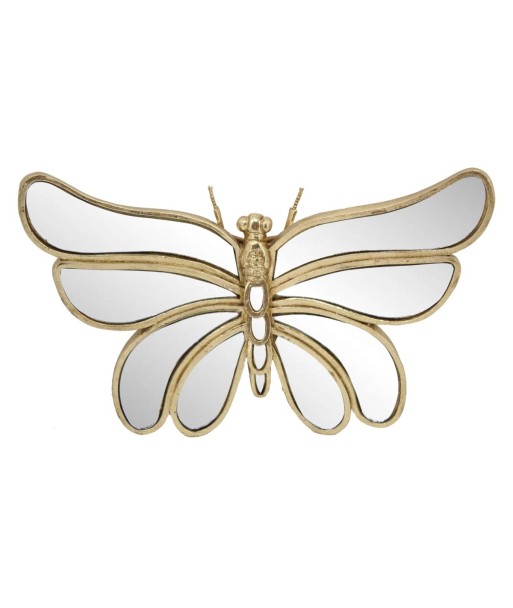 Adorno de pared mariposa con espejo para decoración del hogar y jardín