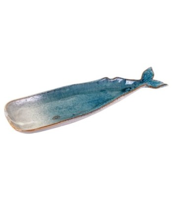 Bandeja Ballena Pequeña de Piedra Azul Bohemio para Cocina y Decoración del Hogar