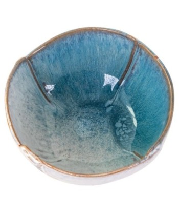 Cuenco Bohemio Azul Piedra 6,5x14,5x14,5cm Decorativo y Funcional