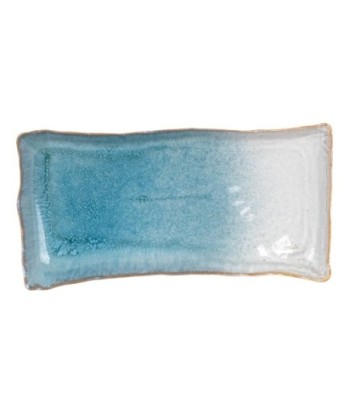 Bandeja Bohemio Azul Piedra 3,5x15x29,5 cm Decorativa Hogar Cocina Organizador