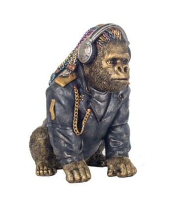 Figura de Orangutan de Resina de Colección Contemporánea