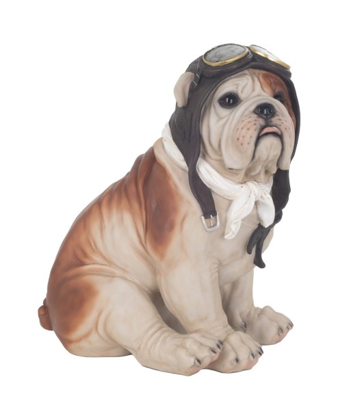 Figura de perro bulldog decorativa para hogar y regalo, colección bohemia