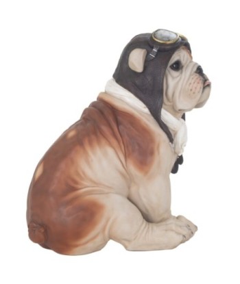 Figura de perro bulldog decorativa para hogar y regalo, colección bohemia