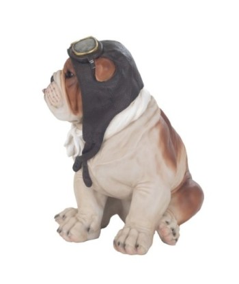Figura de perro bulldog decorativa para hogar y regalo, colección bohemia