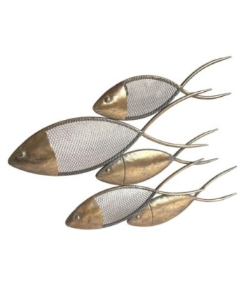 Adorno de Pared con Diseño de Peces para Decoración Náutica y Marinera