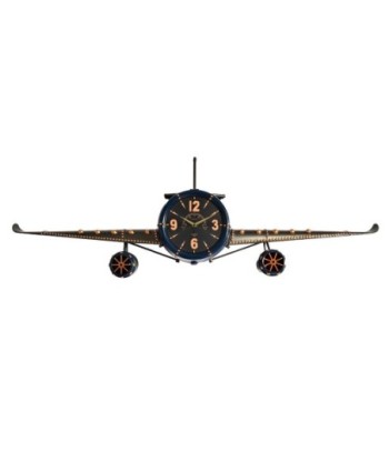 Reloj de Pared Avión Vintage Decorativo Industrial