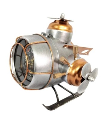 Reloj sobremesa turbina industrial estilo vintage decorativo para hogar u oficina