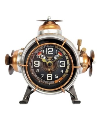 Reloj sobremesa turbina industrial estilo vintage decorativo para hogar u oficina