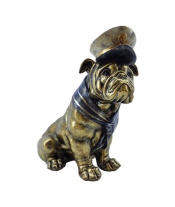 Figura de Perro Decorativa de Resina para Hogar, Adorno Moderno de Mascota, Estilo Contemporáneo, 27 cm, Regalo