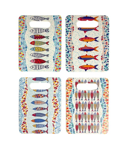 Tabla cortar peces 4 diferentes diseños para cocina y pescadería