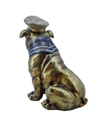 Figura de Perro Decorativa de Resina para Hogar, Adorno Moderno de Mascota, Estilo Contemporáneo, 27 cm, Regalo