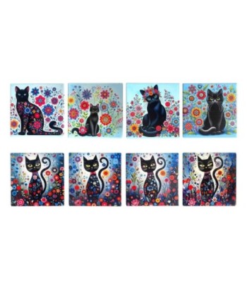 Posavasos Gato con Expresión Divertida para Proteger tu Mesa de Arañazos y Manchas