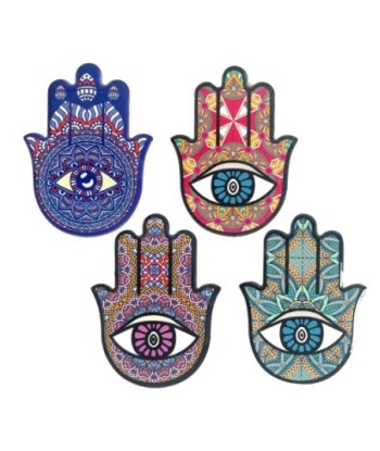 Magnetico Mano Fatima Multicolor Ceramica Regalo India