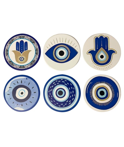 Posavasos mano fatima 6 diferentes modelos protección mal de ojo decoración mesa