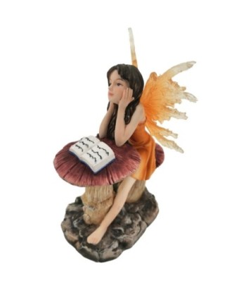 Figura de Hada Étnica en Resina, Decoración Fantasía para Hogar, Regalo Único y Original, 14 cm
