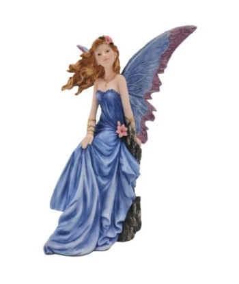 Figura de Hada Étnica en Resina para Decoración de Fantasía, 22 cm, Ideal para Regalos y Colecciones de Arte