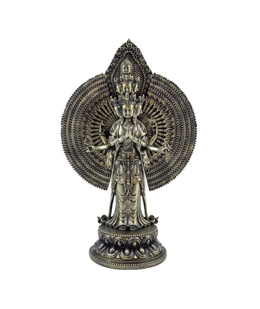 Estatua de Buda Oriental en Resina para Decoración del Hogar, 31 cm, Figura Zen para Meditación y Relax