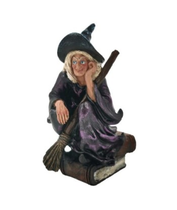 Estatua de Bruja de Resina Étnica para Decoración de Fantasía en Hogar, 13 cm, Figura Mística para Coleccionistas