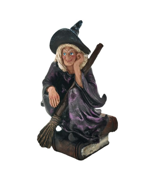 Estatua de Bruja de Resina Étnica para Decoración de Fantasía en Hogar, 13 cm, Figura Mística para Coleccionistas