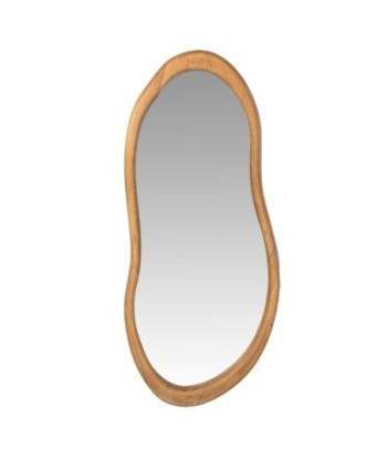 Espejo Bohemio de Cristal y Madera para Decoración del Hogar