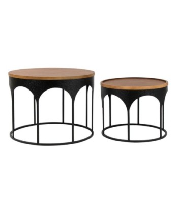 Conjunto de 2 mesas auxiliares modernas para decorar tu hogar