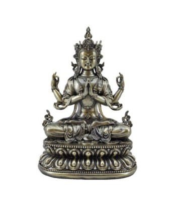 Figura de Buda Oriental Decorativa para Hogar, Estilo Zen, Adorno de Resina, 20 cm, Estatuilla de Meditación,