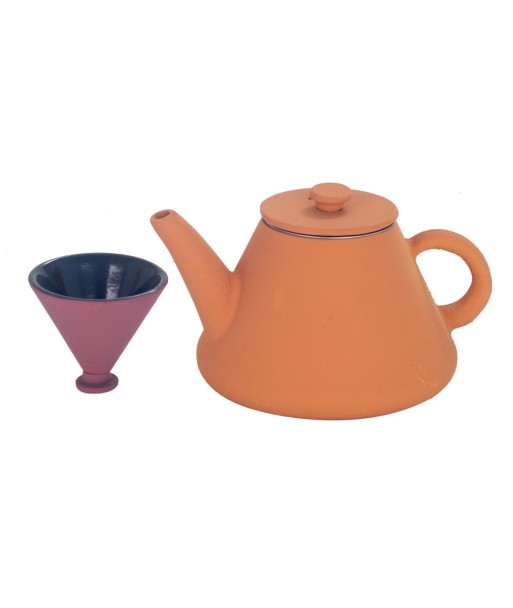 Tetera 0,4l de Hierro Colado Naranja