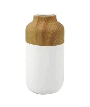 Jarron pequeño ceramica blanco estilo bohemio decorativo hogar sala regalo