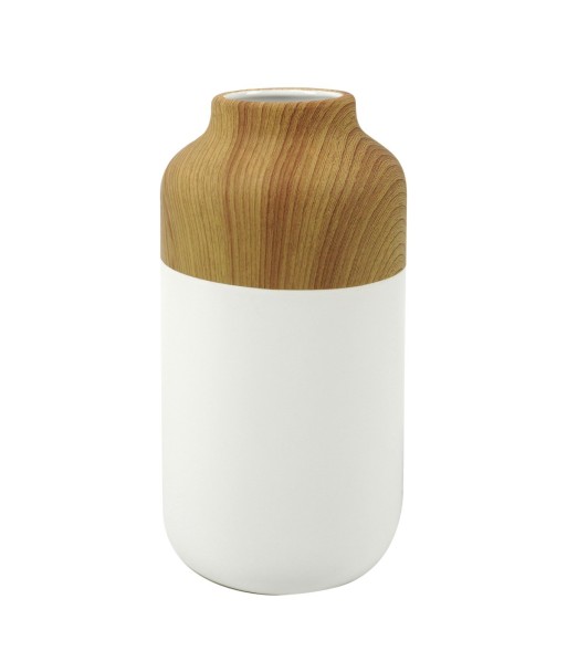 Jarron pequeño ceramica blanco estilo bohemio decorativo hogar sala regalo