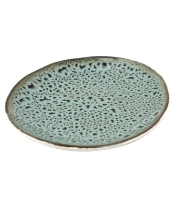 Bandeja pequeña de porcelana verde para cocina y hogar, diseño bohemio y elegante