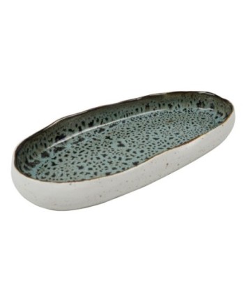Bandeja grande de porcelana verde para cocina moderna y elegante