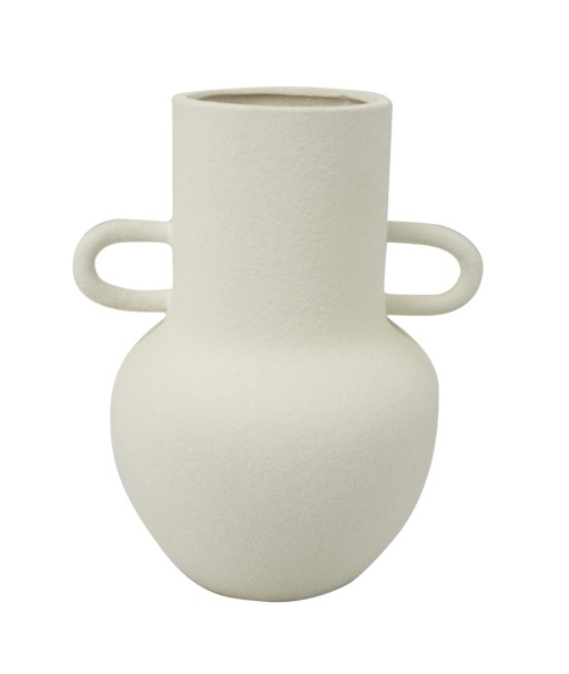 Jarrón pequeño de porcelana blanco estilo bohemio para decoración del hogar