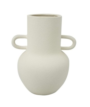 Jarrón pequeño de porcelana blanco estilo bohemio para decoración del hogar