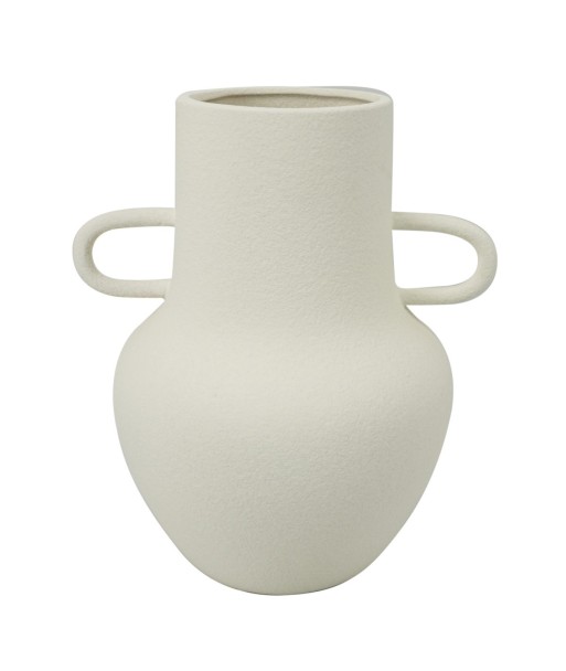 Jarron grande de porcelana blanco estilo bohemio para decoración del hogar