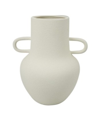 Jarron grande de porcelana blanco estilo bohemio para decoración del hogar