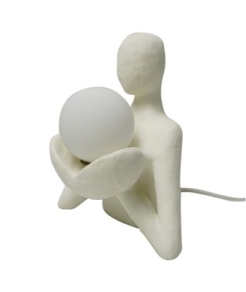 Lámpara de Sobremesa Figura Humana Bohemio Blanco