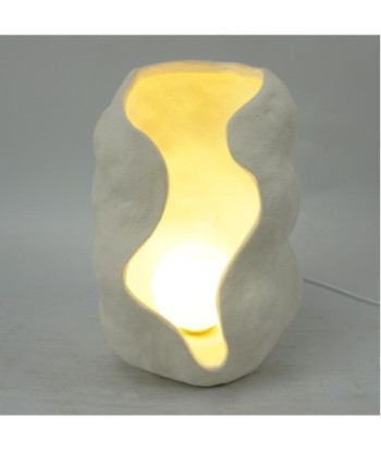 Lámpara de Sobremesa Bohemio Blanco Porcelana 27,5 cm x 16 cm x 18,5 cm