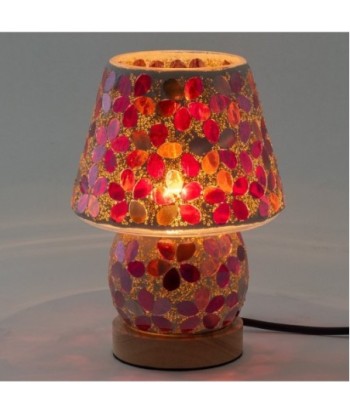 Lámpara Flores Mosaico - Iluminación Decorativa para Hogar - Diseño Exclusivo Hecho a Mano - Regalo Ideal para